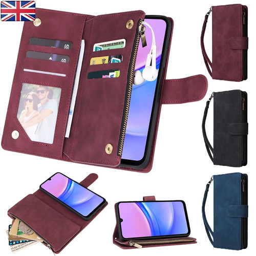 Zip wallet case - leather, flip