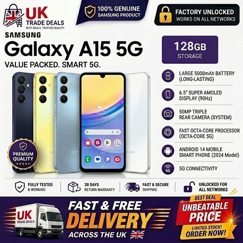 Samsung galaxy a15 128gb - 128gb, 5g