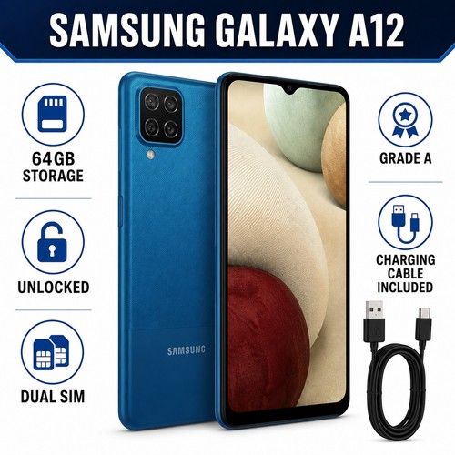 Samsung galaxy a12 64gb mobile - galaxy,