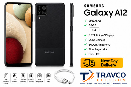 Samsung galaxy a12 - 64gb, mobile