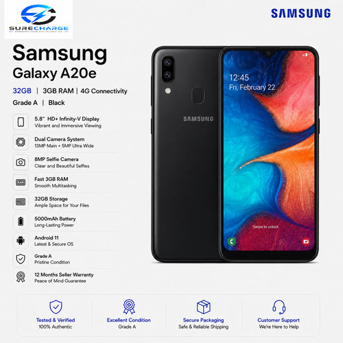 Samsung galaxy a20e - a20e, 4g